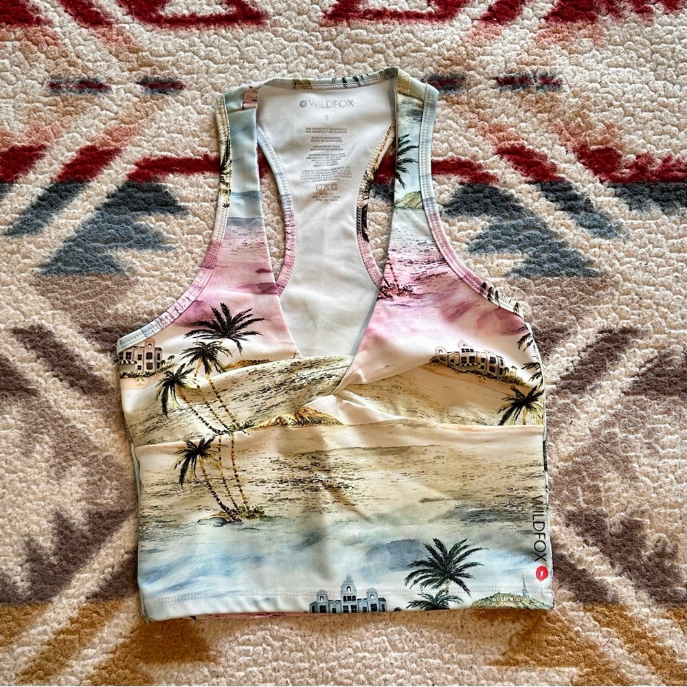 Wildfox Gia Hotel Hollywood Crop Top